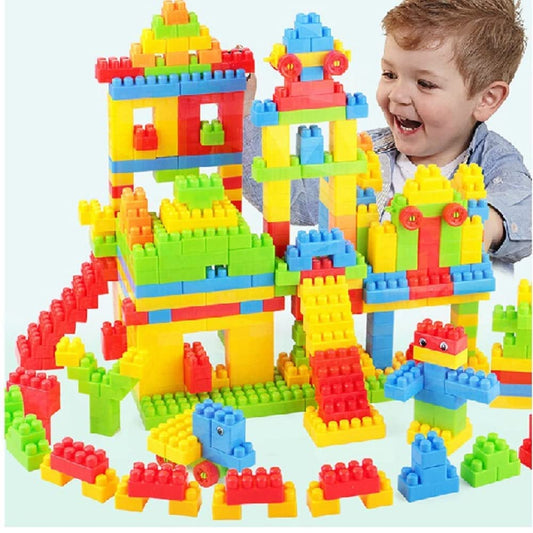 Toyshine Building Blocks with Wheels for Kids
