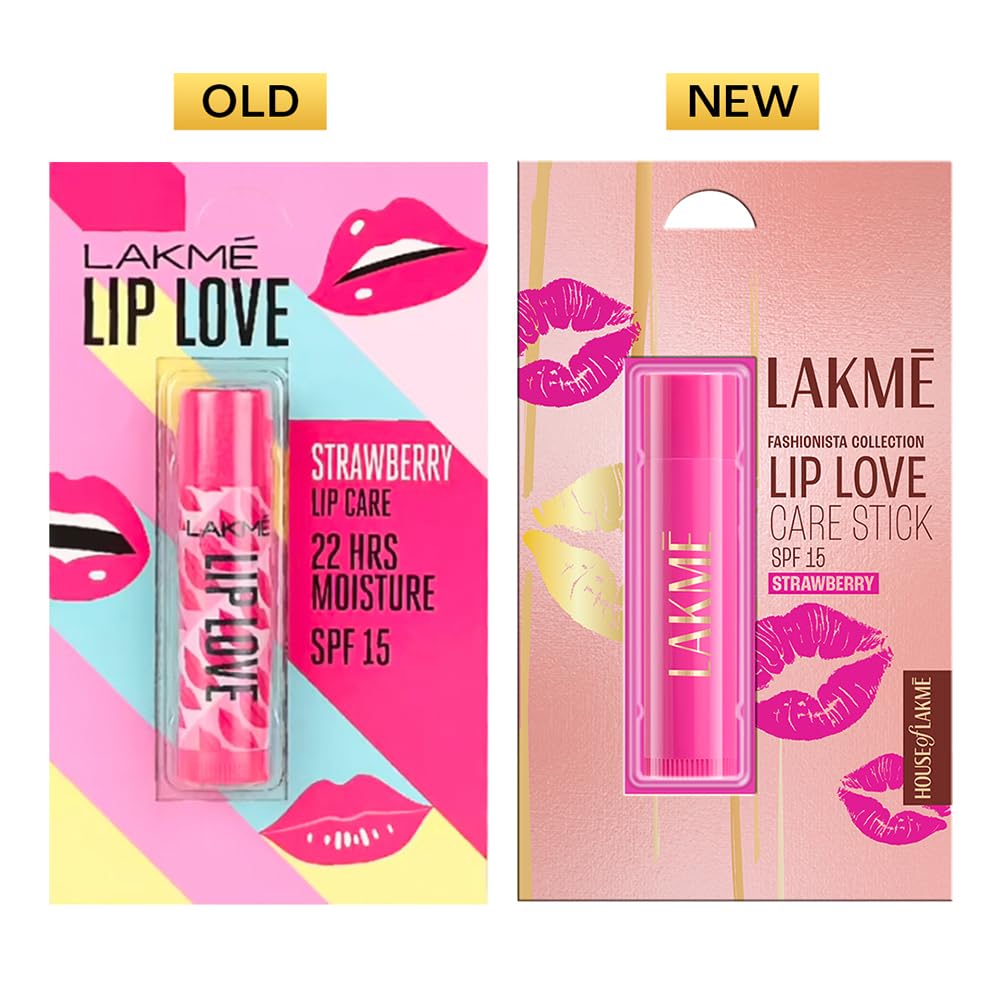 Lakme Lip Love Care Stick Strawberry SPF 15