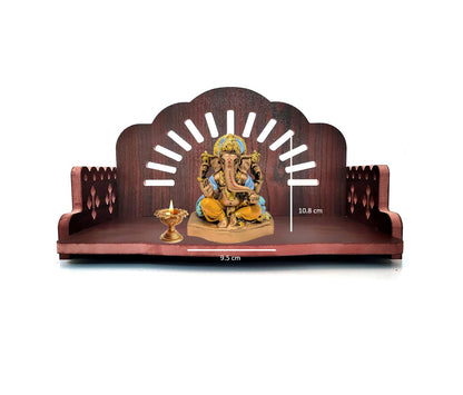 Lord Ganesha Idol for Home & Temple | Premium Golden & Multicolor Ganesh Ji Murti