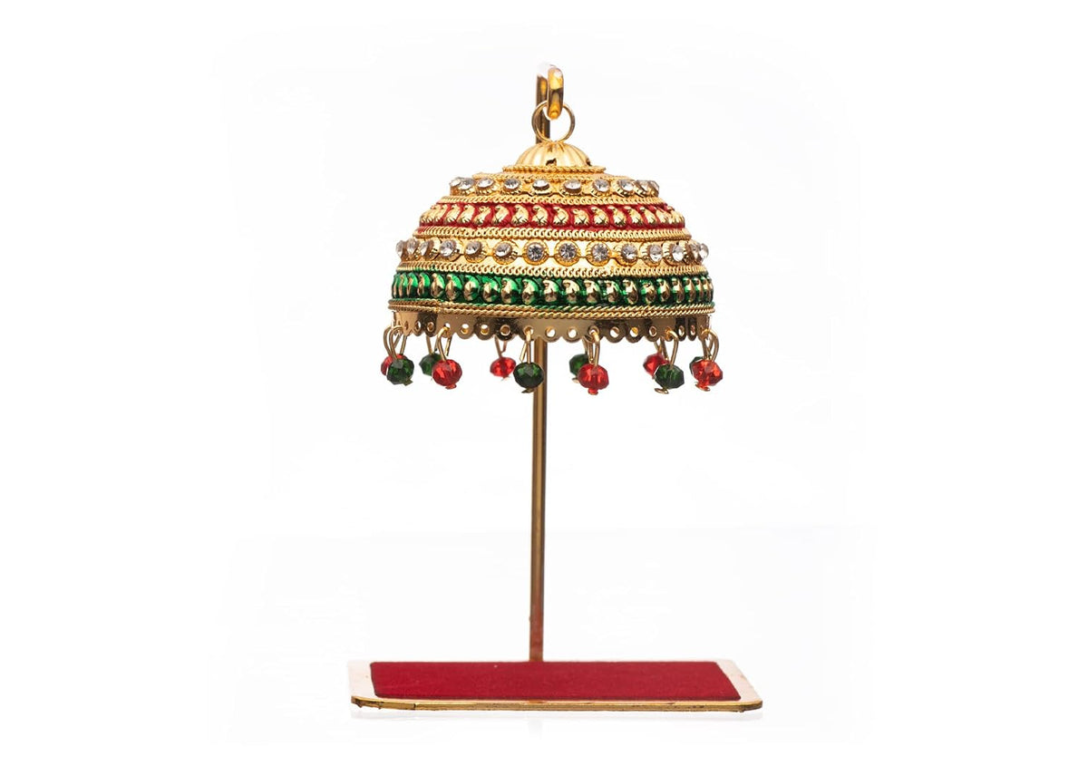 Metal Chhatra with Hanging Crystals M 99