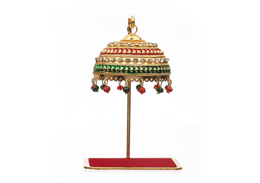 Metal Chhatra with Hanging Crystals M 99