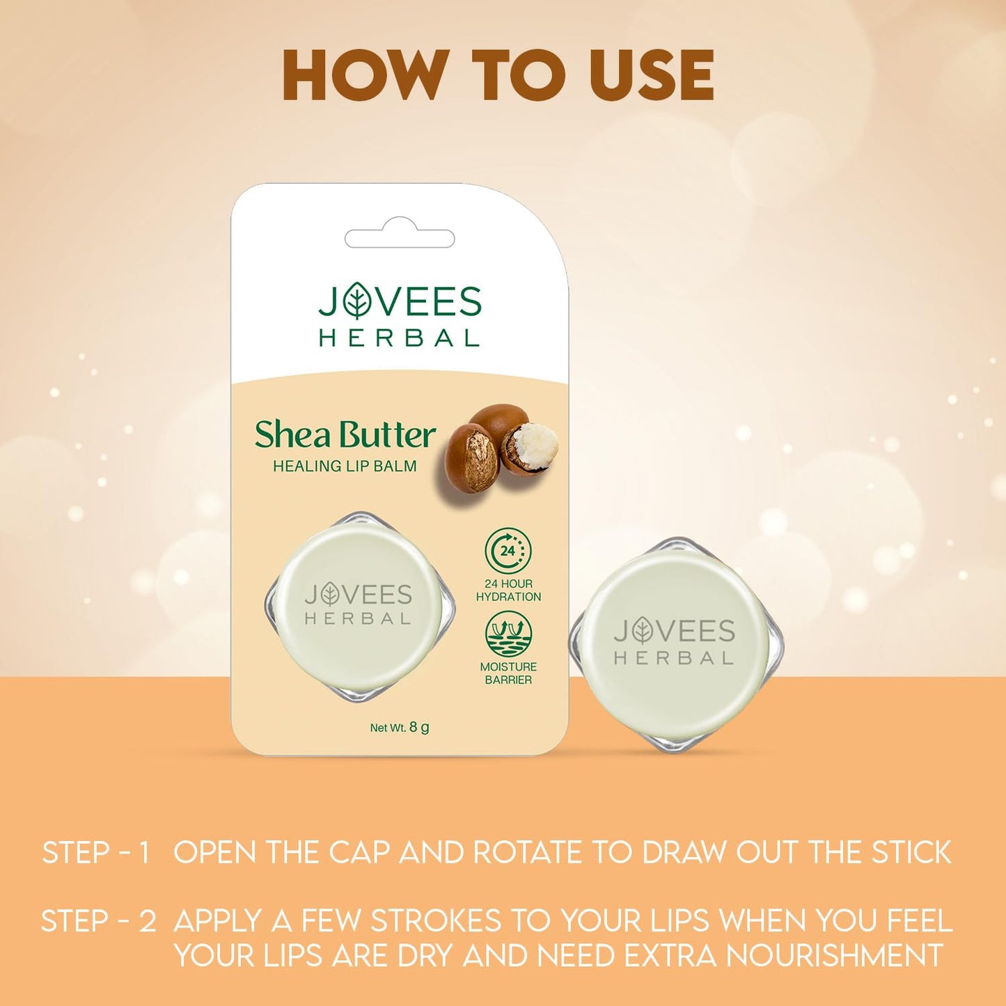Jovees Shea Butter Healing Lip Balm