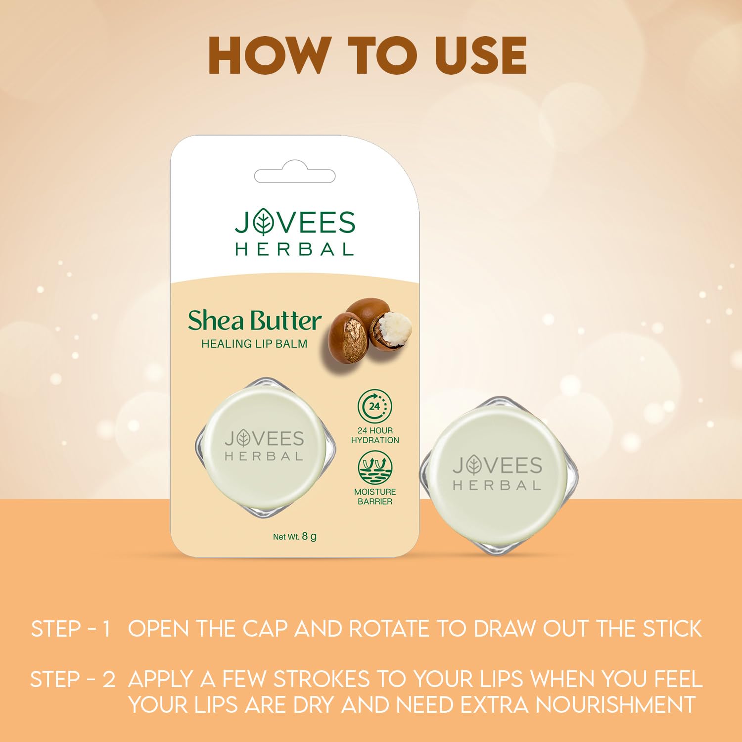 Jovees Shea Butter Healing Lip Balm
