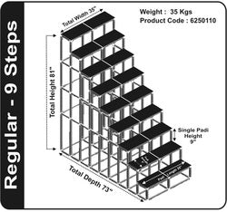 Giri Plastic Golu Padi 9R| 9T | Golu Stand| Multi Purpose Navratri Golu Rack