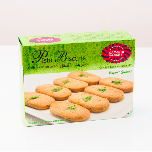 Karachi Pista Biscuits 400g - PUSHMYCART