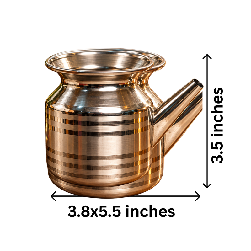 Mahita Collections Stainless Steel Karwa Chauth Kalash for Pooja 139g