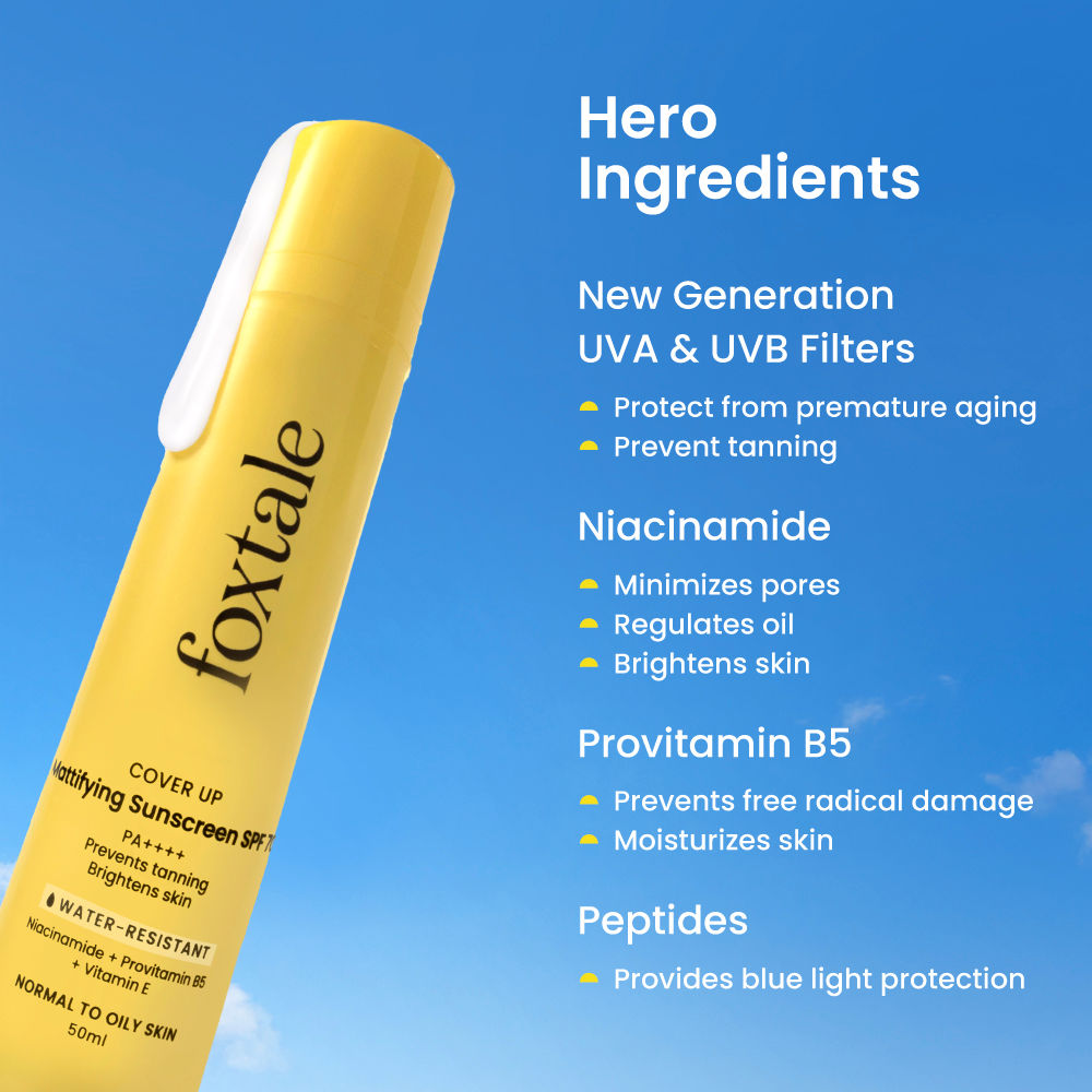 Foxtale Gel-Cream Sunscreen SPF 70 PA++++ – 50 ml