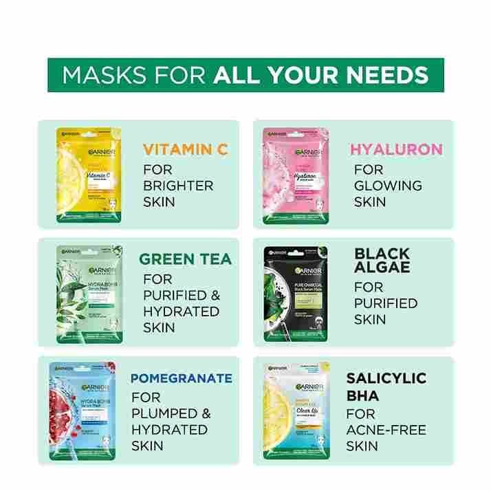 Garnier Skin Naturals Serum Mask Hydra Bomb - PUSHMYCART