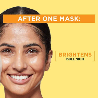 Garnier Bright Complete Vitamin C Serum Sheet Mask - PUSHMYCART