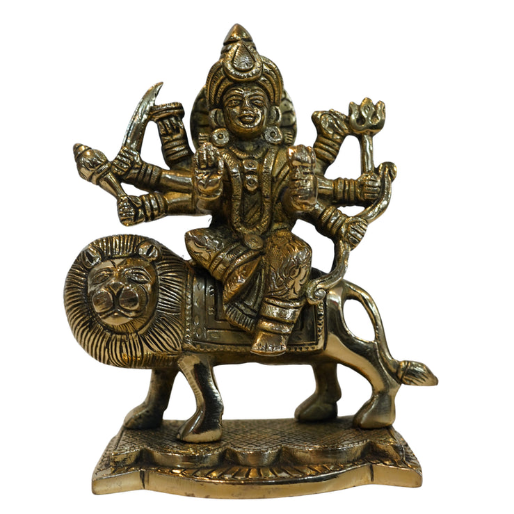 Brass Goddess Durga Decorative Murti Idol 1522g