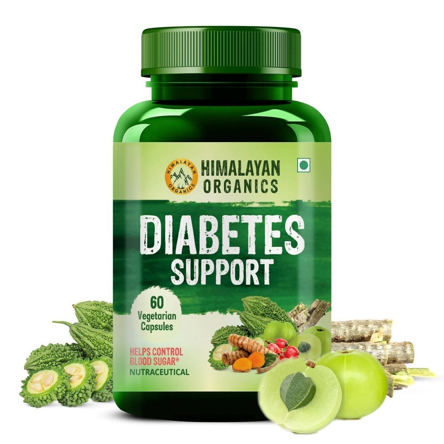 Himalayan Organics Diabetes Support Capsules - PUSHMYCART