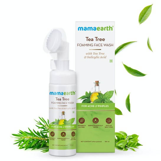 Mamaearth Tea Tree Foaming Face Wash with Tea Tree and Salicylic Acid