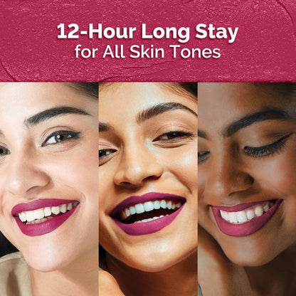 Mamaearth Moisture Matte Long Stay Lipstick Pink Lemonade