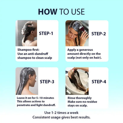 Dermistry Anti Dandruff Hair Mask for Flake Control & Healthy Scalp
