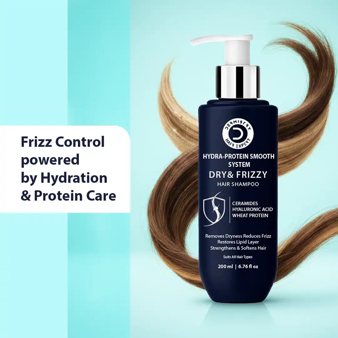 Dermistry Dry & Frizzy Hair Shampoo | Ceramides | Dermistry Hair Expert
