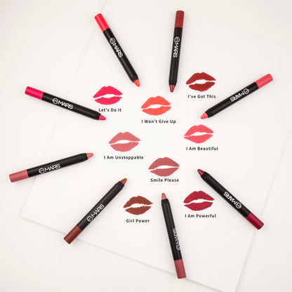 Mars Matte Lip Crayon | Won't Smudge Won't Budge
