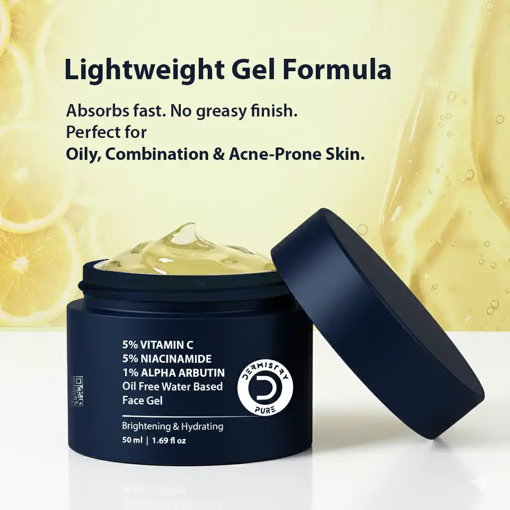Dermistry Water Based Moisturizer for Oily Skin | Hydrating Face Cream