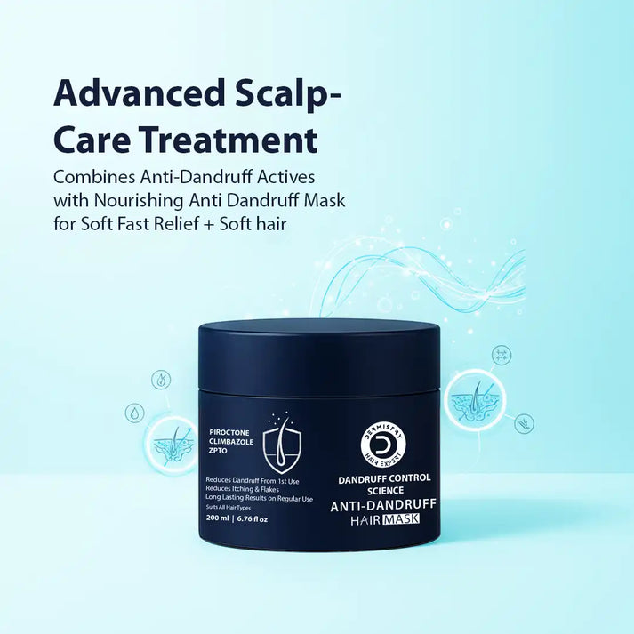 Dermistry Anti Dandruff Hair Mask for Flake Control & Healthy Scalp