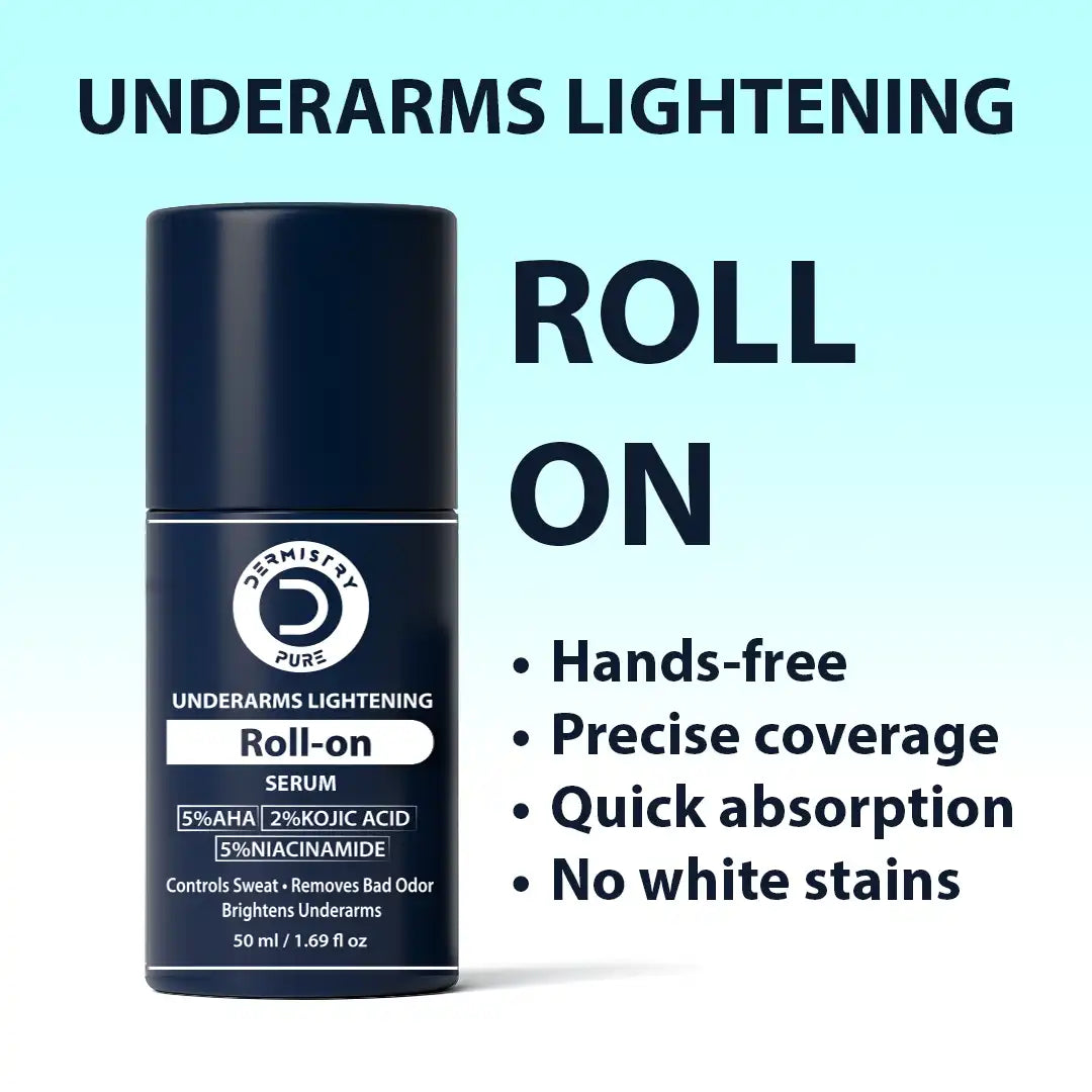 Dermistry Underarm Lightening Roll On For Dark Underarms 