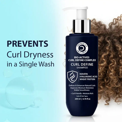 Dermistry Curl Define Shampoo for Natural Curls | Keratin | Dermistry