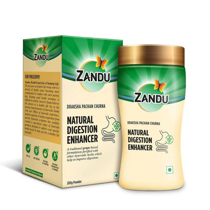 Zandu Natural Digestion Enhancer, Draksha Pachan Churna