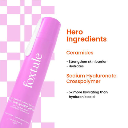 Foxtale Ceramide Supercream Hydrating Moisturizer – 50 ml