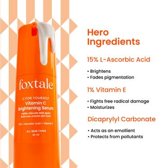 Foxtale Brightening Vitamin C Face Serum