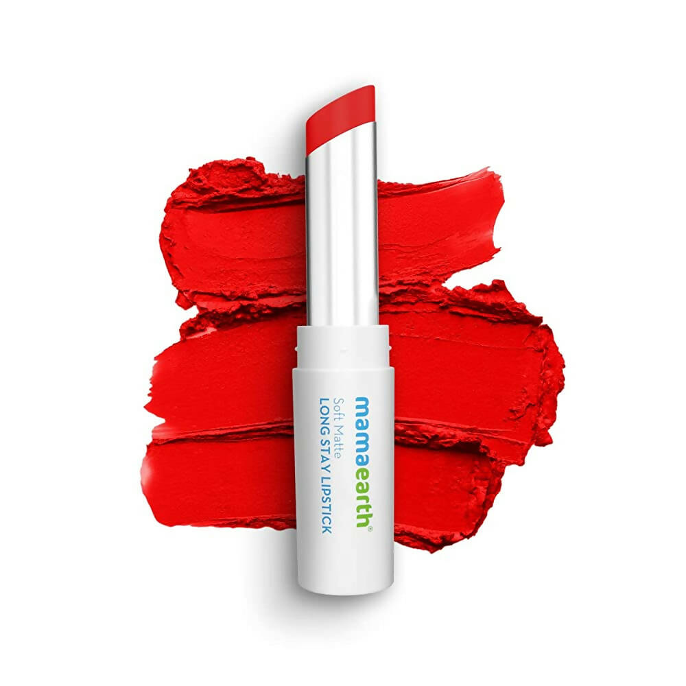 Mamaearth Soft Matte Long Stay Lipstick | Red Dahlia