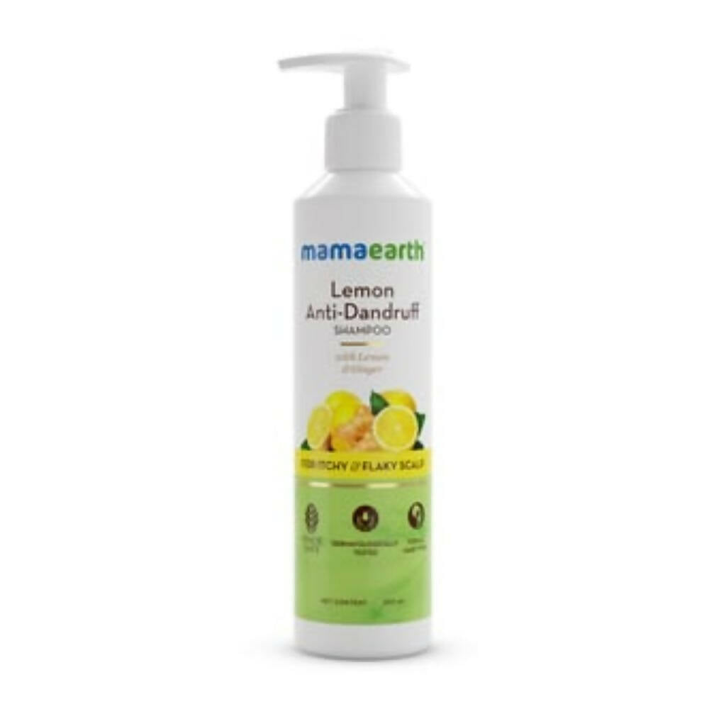 Mamaearth Lemon Anti|Dandruff Shampoo For Itchy and Flaky Scalp