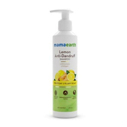 Mamaearth Lemon Anti|Dandruff Shampoo For Itchy and Flaky Scalp