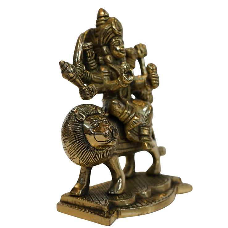 Brass Goddess Durga Decorative Murti Idol 1522g