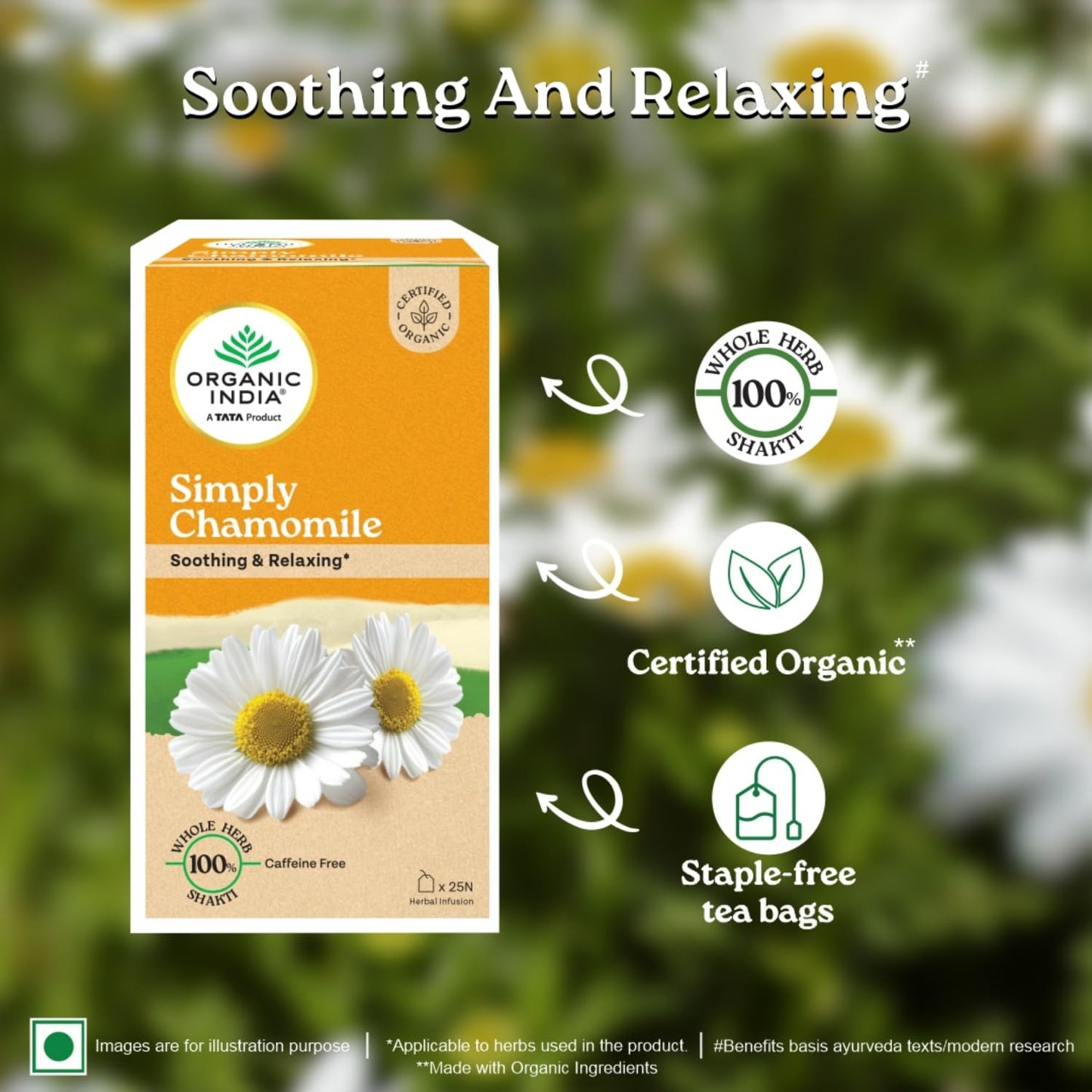 A TATA Product - Organic India Simply Chamomile