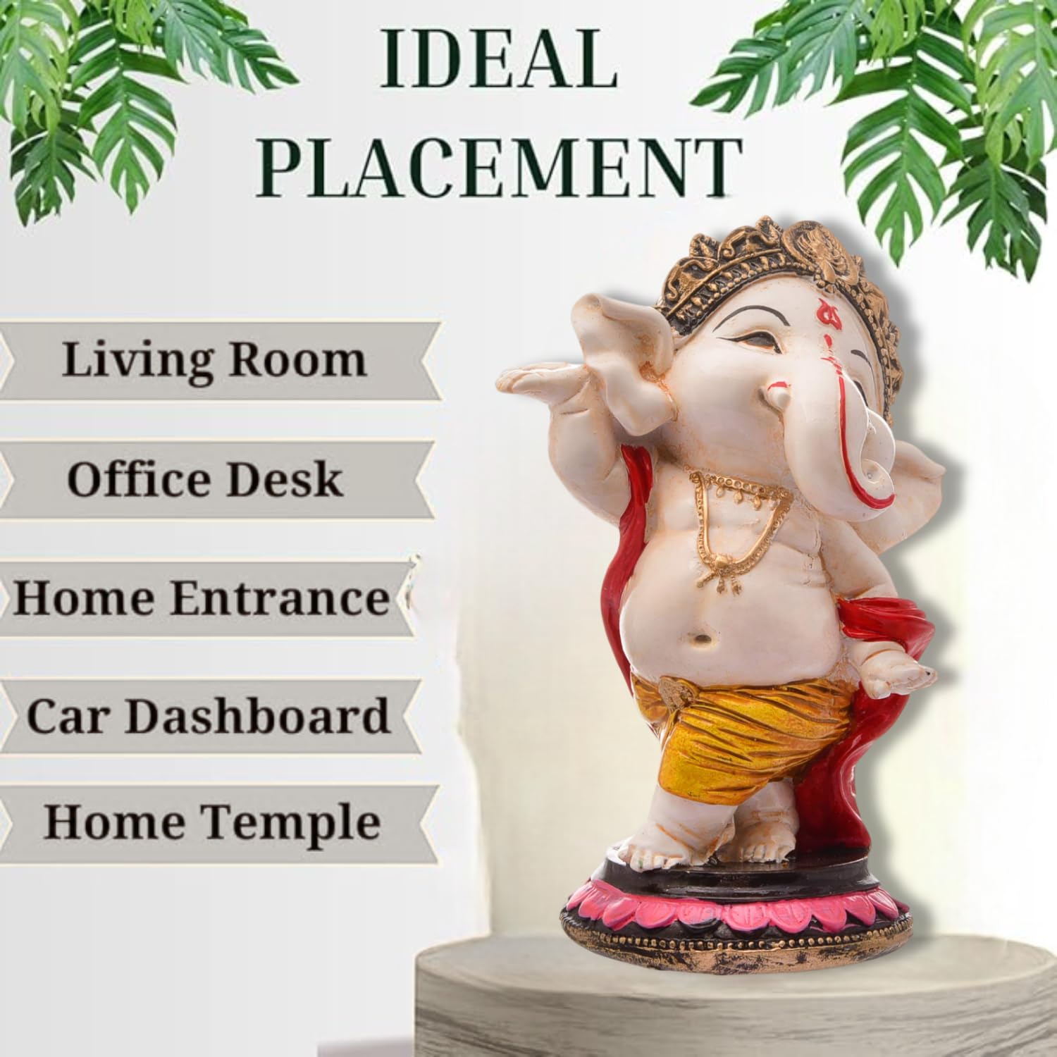 KARIGAARI Ideas Hand Crafted Karigaari India Handcrafted Polyresin Eco Friendly Lord Ganesha