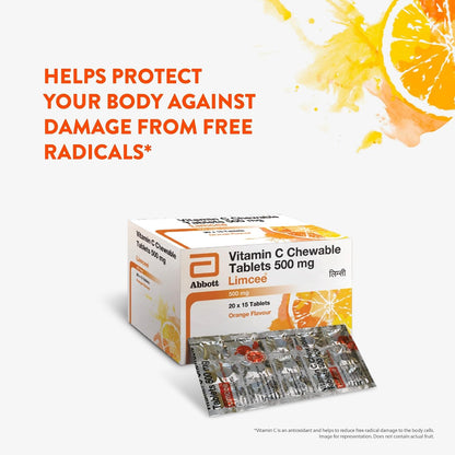 Limcee Chewable Natural Vitamin C Chewable Tablets