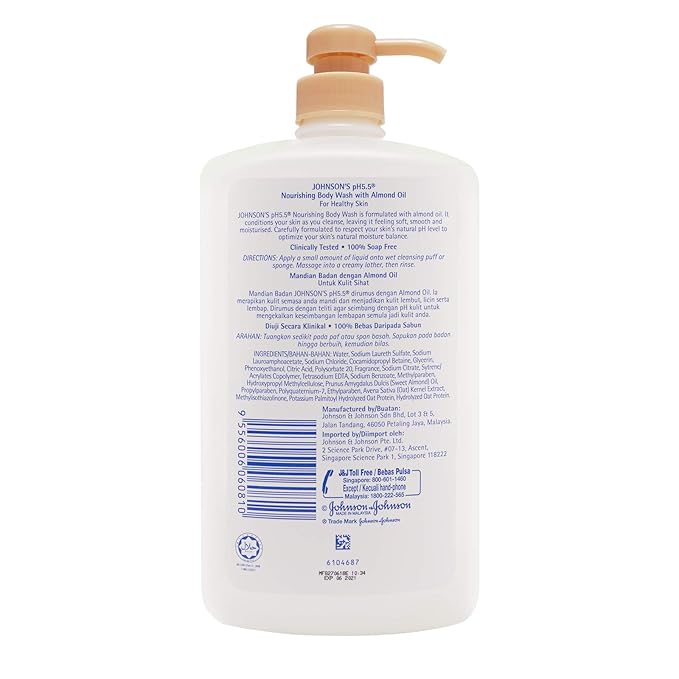 Johnson's Baby Ph 5.5 Nourishing Bodywash with Almond Oil