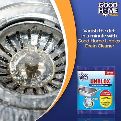 Good Home Unblox Drain Cleaner Effective Sink Cleaner