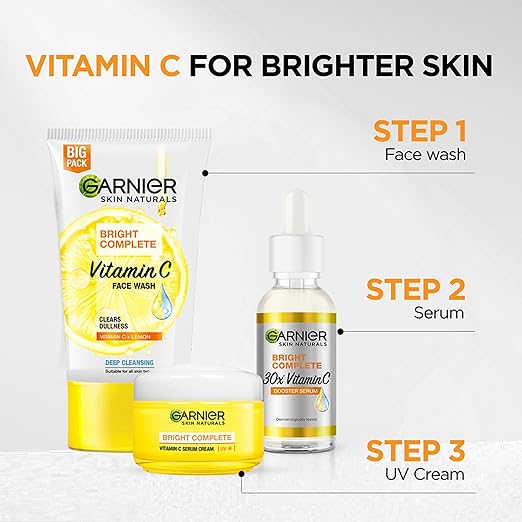 Garnier Skin Naturals Bright Complete Vitamin C Serum UV Cream