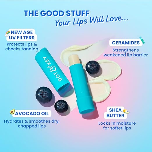 Dot & Key Barrier Repair Hydrating Lip Balm Spf 50- Blueberry Bliss