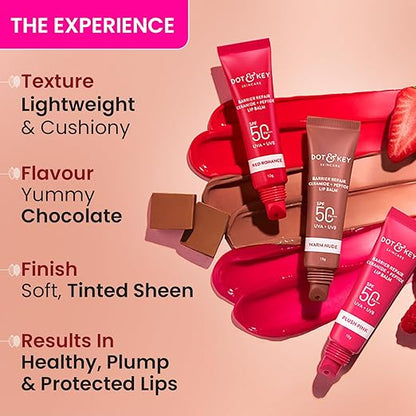 Dot & Key Barrier Repair Ceramide + Peptide Lip Balm Spf 50 Pa+++ Warm Nude