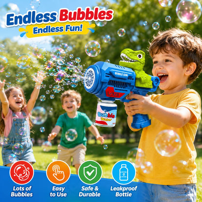 King Toyz Rechargeable Automatic Bubble Gun
