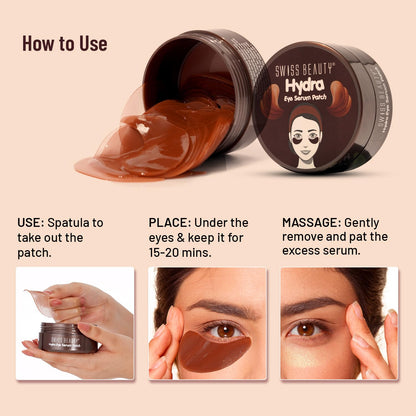 Swiss Beauty Hydra Anti Wrinkle Eye Serum Patch 60pcs
