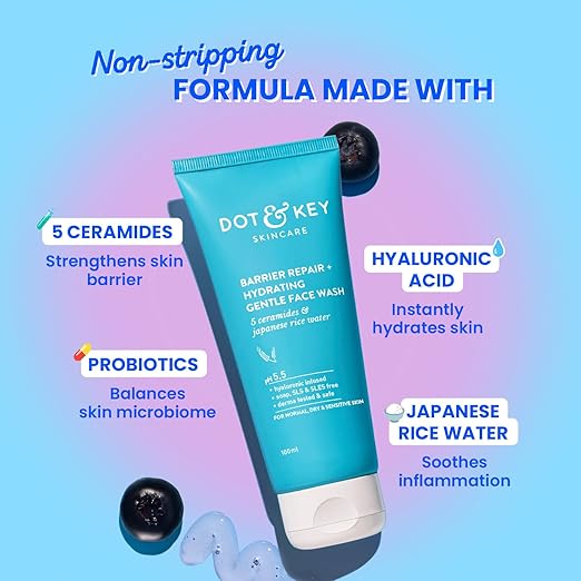 Dot & Key Barrier Repair + Hydrating Gentle Face Wash