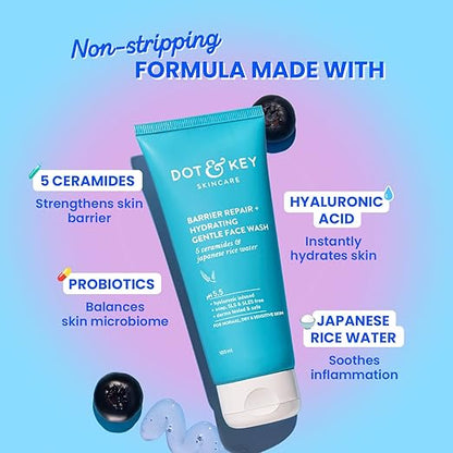 Dot & Key Barrier Repair + Hydrating Gentle Face Wash