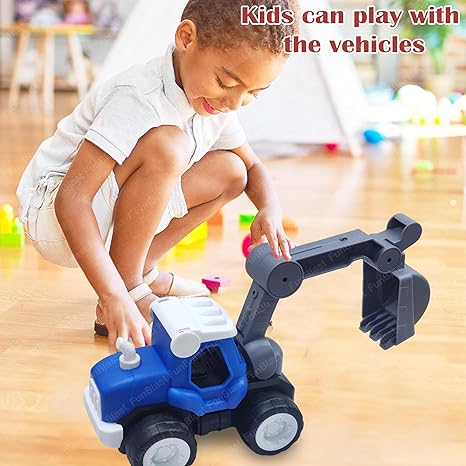 Excavator Push & Go Construction Toy