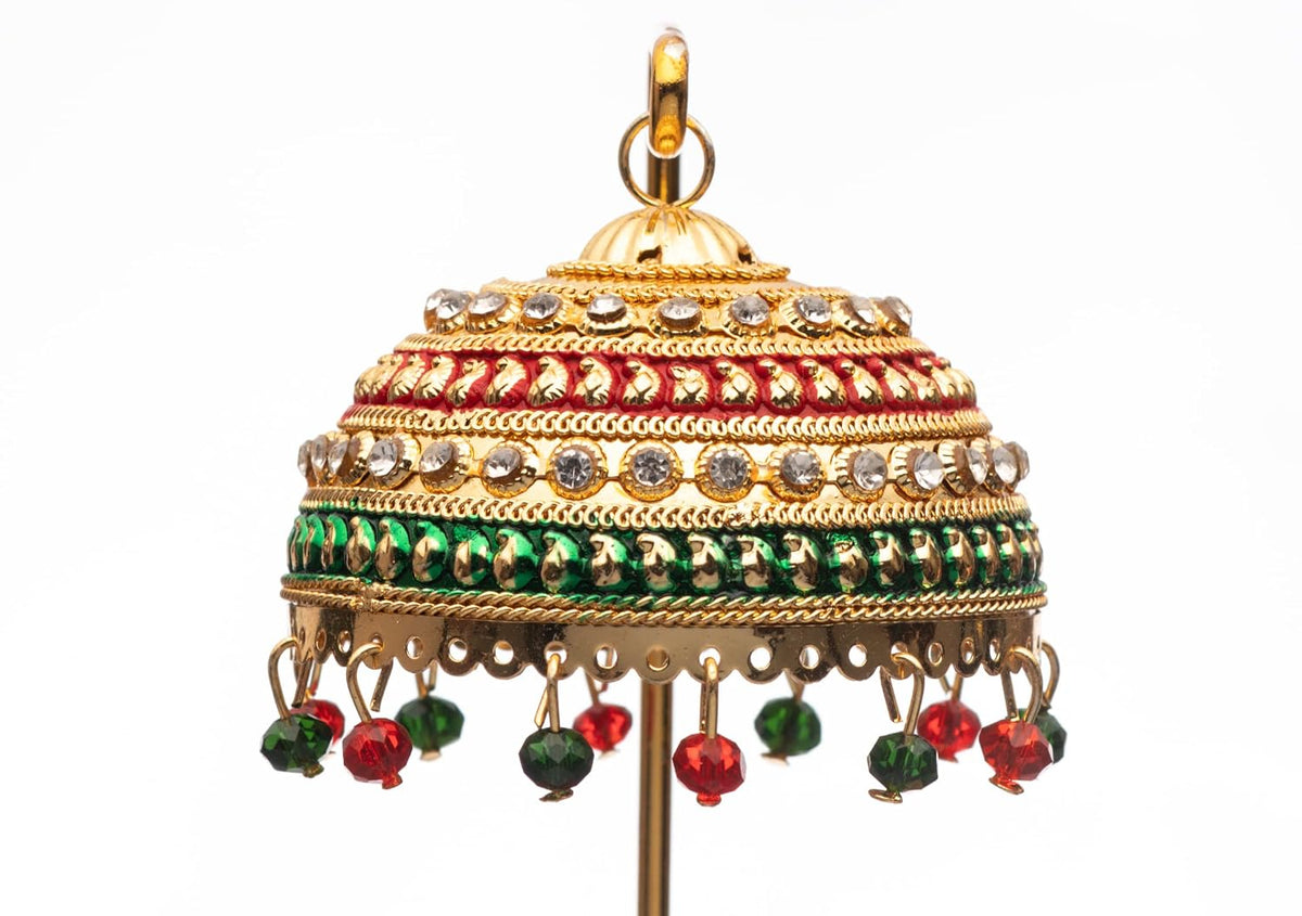 Metal Chhatra with Hanging Crystals M 99