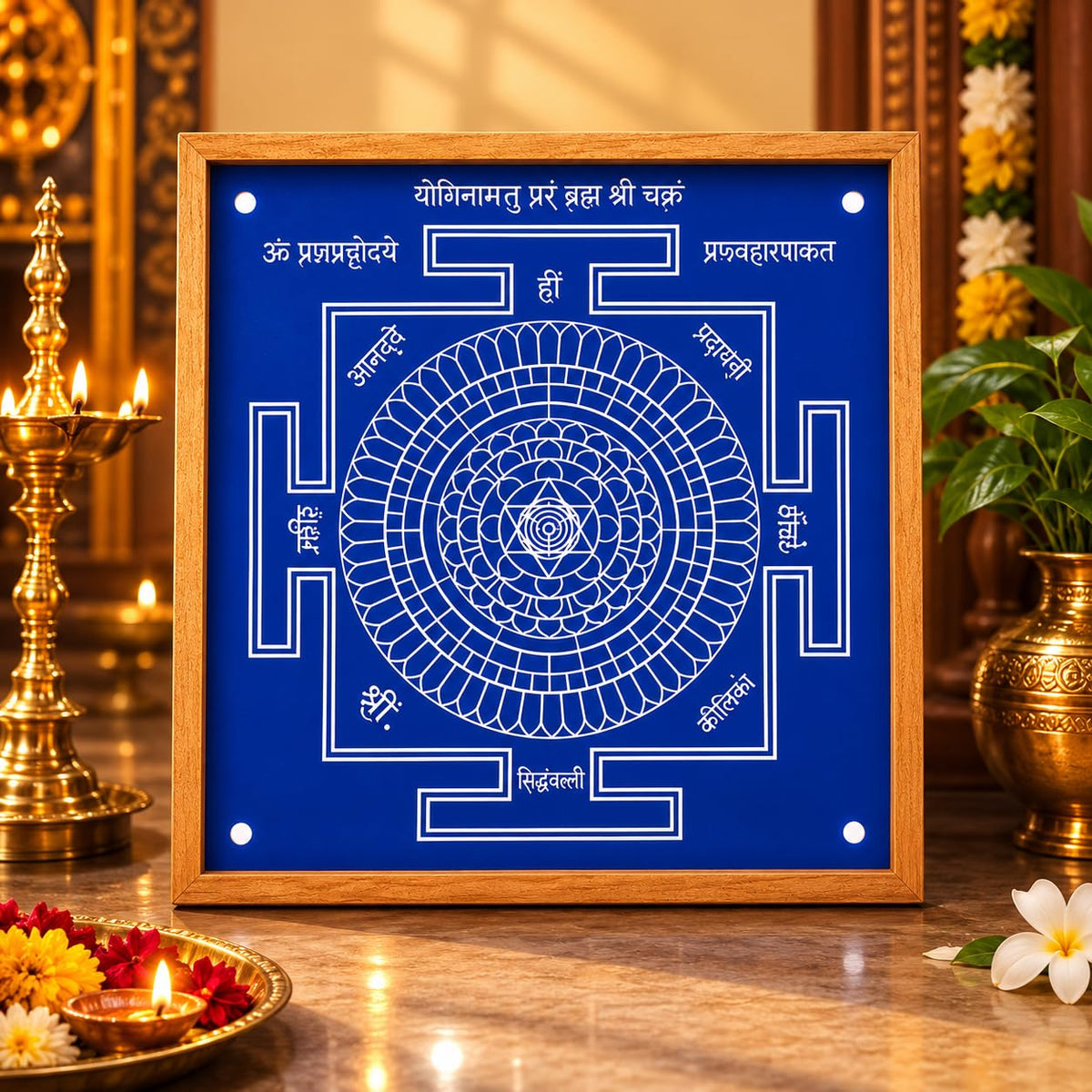 Rangly Chakrabj Wooden Rangoli Stencil