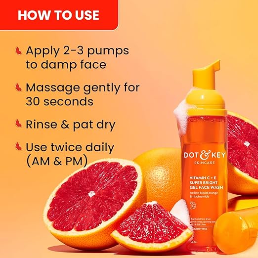 Dot & Key Vitamin C Super Bright Foaming Face Wash