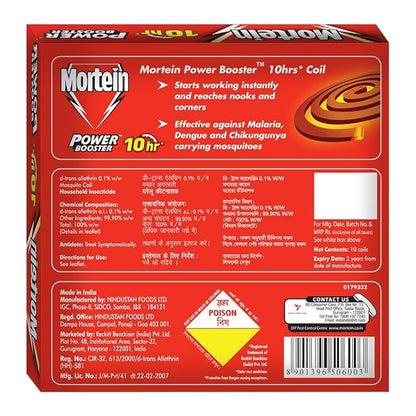 Mortein PowerBooster Coil 10 Hr 