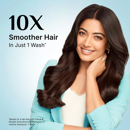 Pilgrim Patua & Keratin Hair SMOOTHENING SHAMPOO for Dry & Frizzy hair