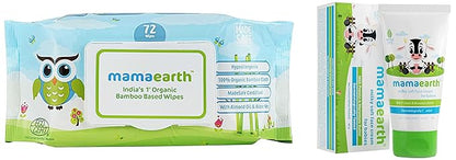 Mamaearth Milky Soft Natural Baby Face Cream & dusting Powder - PUSHMYCART